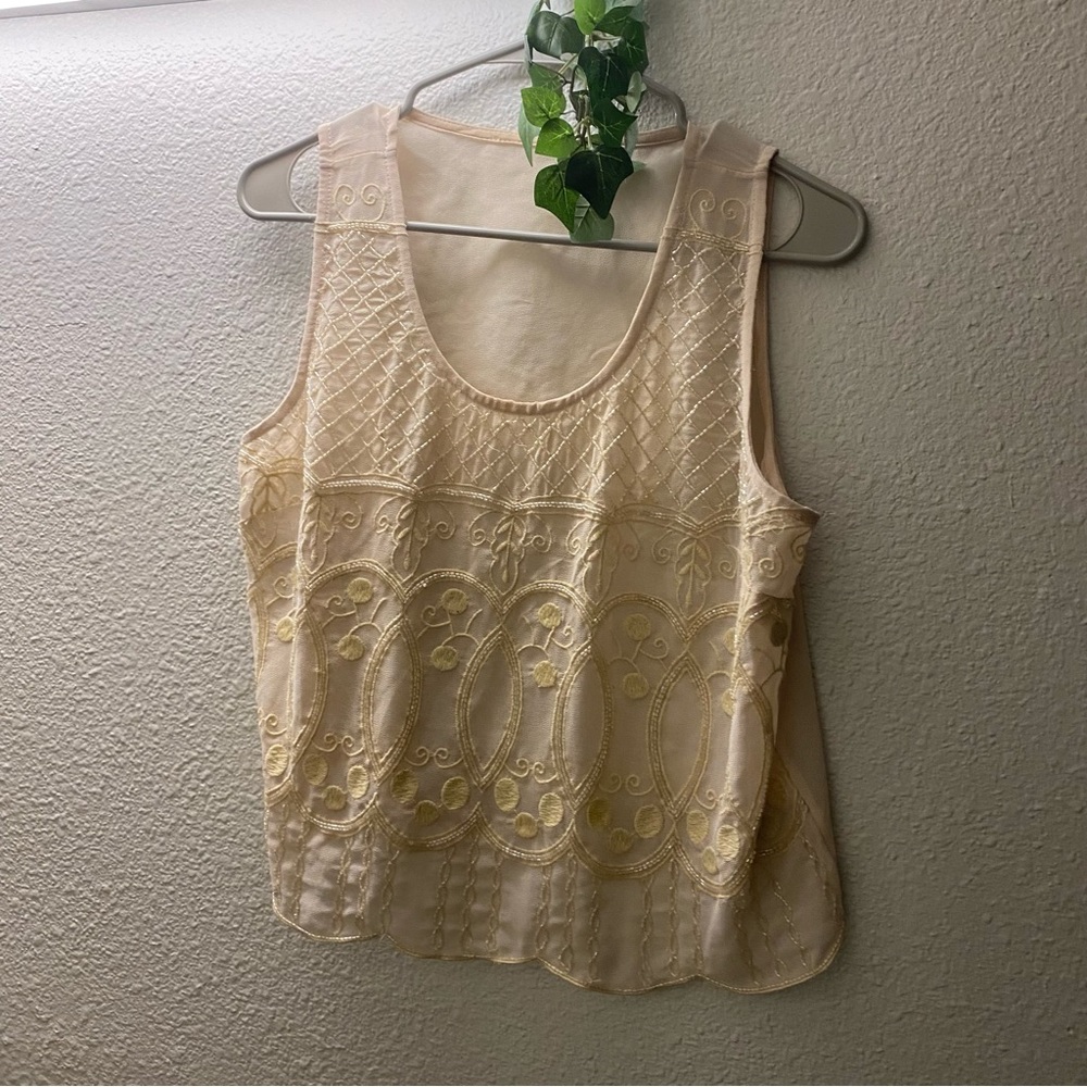 Beaded Tank Top